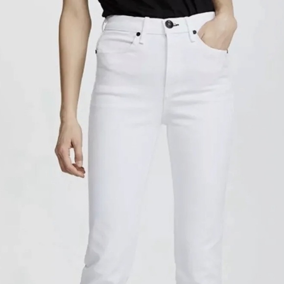 Rag & Bone [24 NWT] White Cigarette Jeans size 24 - Picture 13 of 13